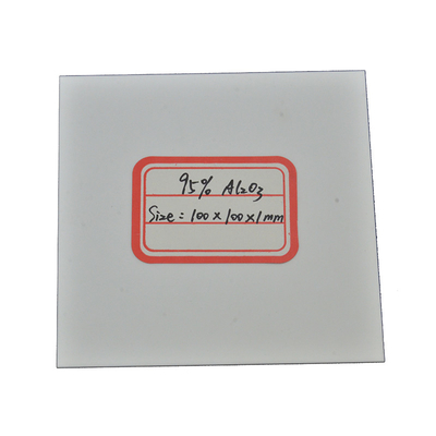 35 W/MK Alumina Ceramic Substrate  With 8.9 X 10-6/K Thermal Expansion White
