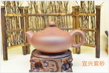 Yellow Yixing Zisha Purple Clay Teapot Set With Cups Gift Box Package