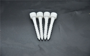 White Aluminum Oxide Ceramic Nail High Performance SGS Certification