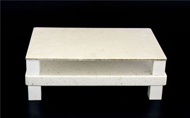 High Load Refractory Kiln Furniture , Mullite Rectangular Shelf For Furnace