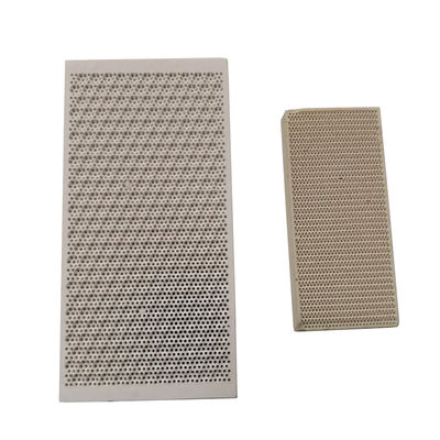 Porous Honeycomb Ceramic Infrared Gas Burner Plate For Oven , Customized