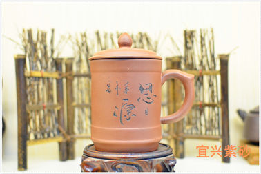 Personalized Yixing Zisha Teapot Handmade Purple Clay Tea Cup Black Color