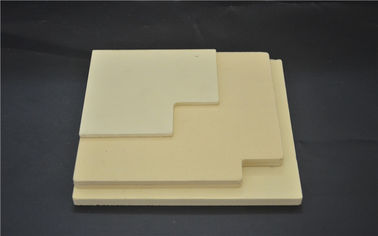 Machinable Yellow Zirconium Oxide Ceramic Plate Wear Resistance Customized