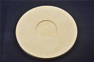 Round Cordierite Kiln Furniture , Round Cordierite Baking Stone For Ceramic Insulator