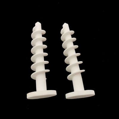 High Temperature Resistant Aluminum Oxide Ceramic Screw for Anchor Fiber Flame Plating