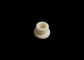 Fine Polished 95% Alumina Parts Ceramic Eyelets For Wire Guide , White Color