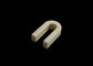 95% Pure Alumina Ceramic Parts Slotted Eyelet Guide For Textile Machinery
