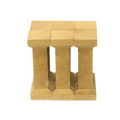 Cold crushing strength greater than 90MPA Kiln Posts composed of Corundum Mullite and density 2.8gcm3 engineered for performance in industrial kiln systems