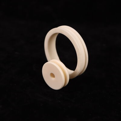 Flexural Strength 200 to 400 MPa Alumina Ceramic Dielectric Strength 18 to 20 KV per mm High Strength Ceramic Components