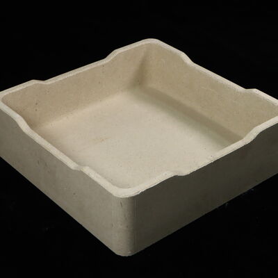 Cordierite-mullite refractory saggar rectangular or square type offering high moisture resistance perfect for ceramic and glass firing