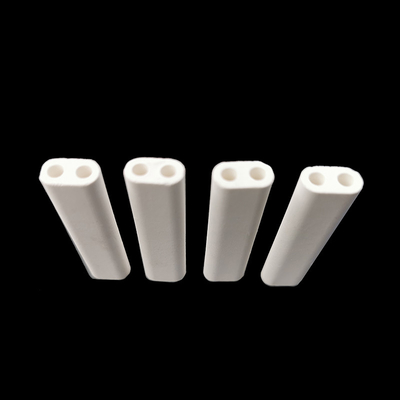 1400 Degree Ceramic Alumina Tubes High Temperature Heating