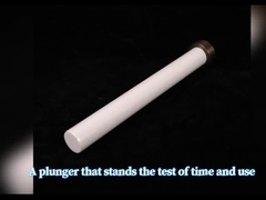 Wear Resistance Industrial Ceramic Coated Pistons Alumina Plunger Yellow Color