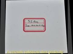 99% Alumina Ceramic Plate High Temperature Resistance 3000MPa Compressive Strength